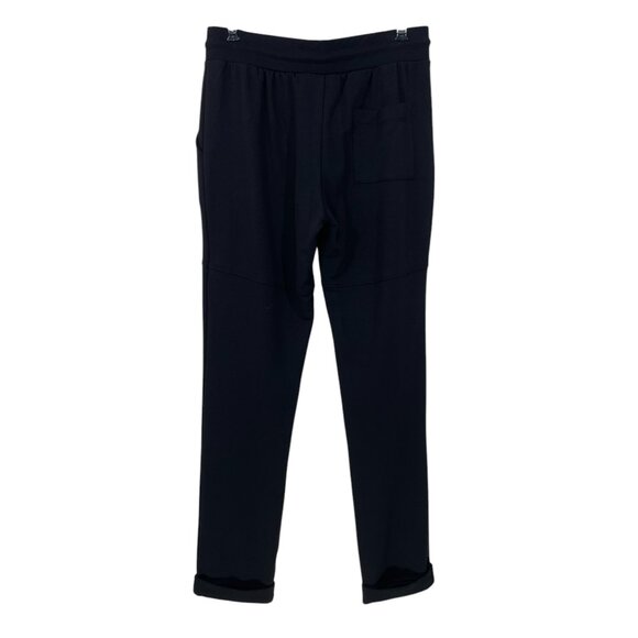 NEW Brooks Brothers Women's XS Sweatpants Black Stretch Tapered Jogger Pants NWT - Picture 3 of 8